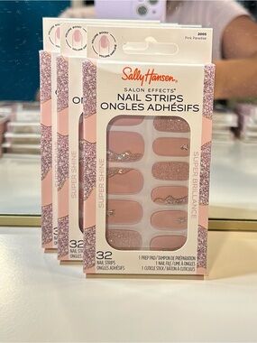 Sally Hansen Pink Paradise Press-On Nail Strips - 32 Count